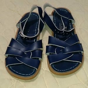 Kid's Navy. Blue Saltwater Sandals